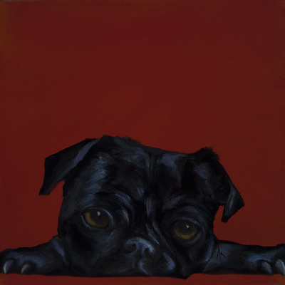 Happiness Is, Pug, Dog, Art, Pet, Portrait, Fine Art, Oil, Painting, Custom, Commission Your Own, Happiness Is, 
 The "Happiness is" series title is derived from the classic "Peanuts" comic strip statement 'Happiness is a warm puppy'. I began the series creating gifts of dog portraits of family and friends' furry companions. Now many of the paintings are available as canvas prints, reproductions start at $50 and magnets of your favs are just $3. Ideal for homes and the lobbies and interiors of any animal related business (vet clinics, grooming, boarding, supplies etc) or organization (aspca, humane society, rescues, shelters, etc). A portion of each print sale goes to no-kill shelters and rescues to help animals find their people. If anyone is of interest in learning more about what we can do for their space just contact me.