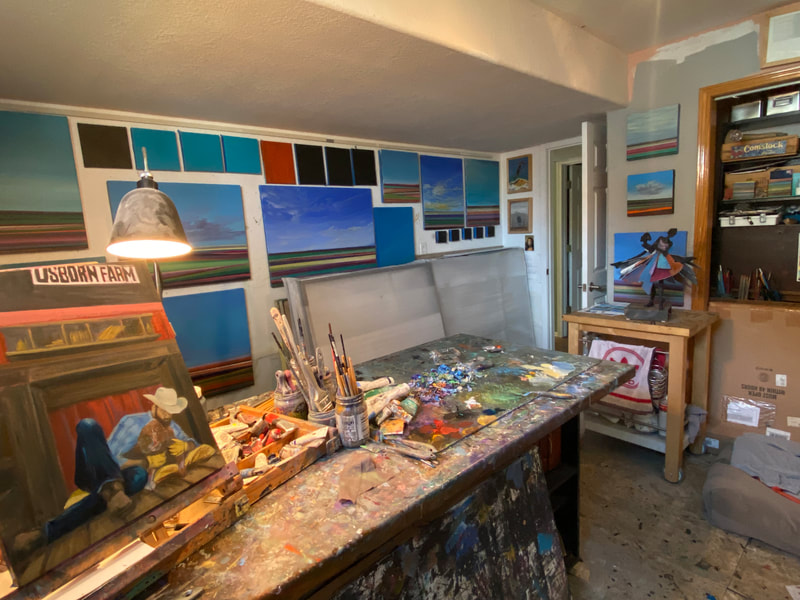 Alyson Kinkade Fine Art Studio: 
I've signed up for the Loveland Art Studio Tour since it's my first year that I won't be working at the gallery.

​October 7-8 & 14-15, 2023
11-5pm Daily

 Take advantage of this occasion!  It is rare for me to open my studio to the public (honestly it's even rare for family and friends). The studio isn't large, but it is adjacent to my living room where I will have several finished pieces on display for sale. I hope you find a painting that resonates with you well enough to want to live with it.
​
I look forward to showing you what I'm working on this Fall.